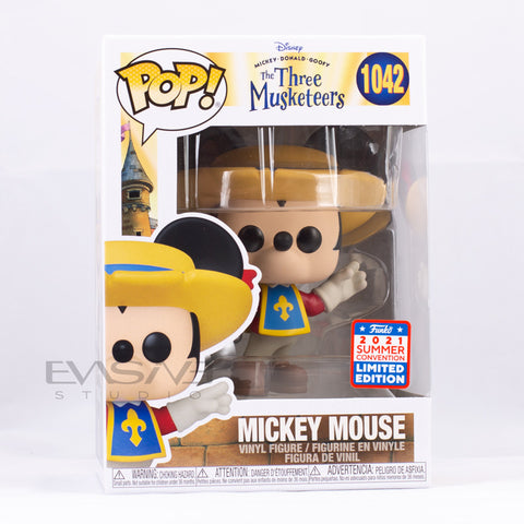 Mickey Mouse The Three Musketeers Funko POP! 2021 Summer Convention Exclusive