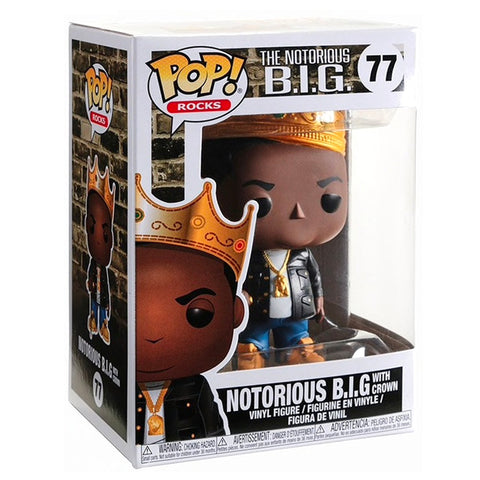 Notorious B.I.G. With Crown Funko POP! Box
