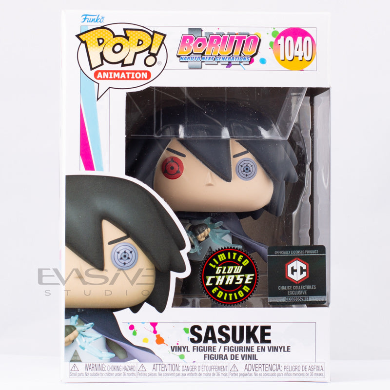 Sasuke Boruto Funko POP! Chalice Collectibles Exclusive Glow Chase