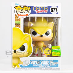 Super Sonic Funko POP! Glow in the Dark SDCC 2022 Shared Sticker