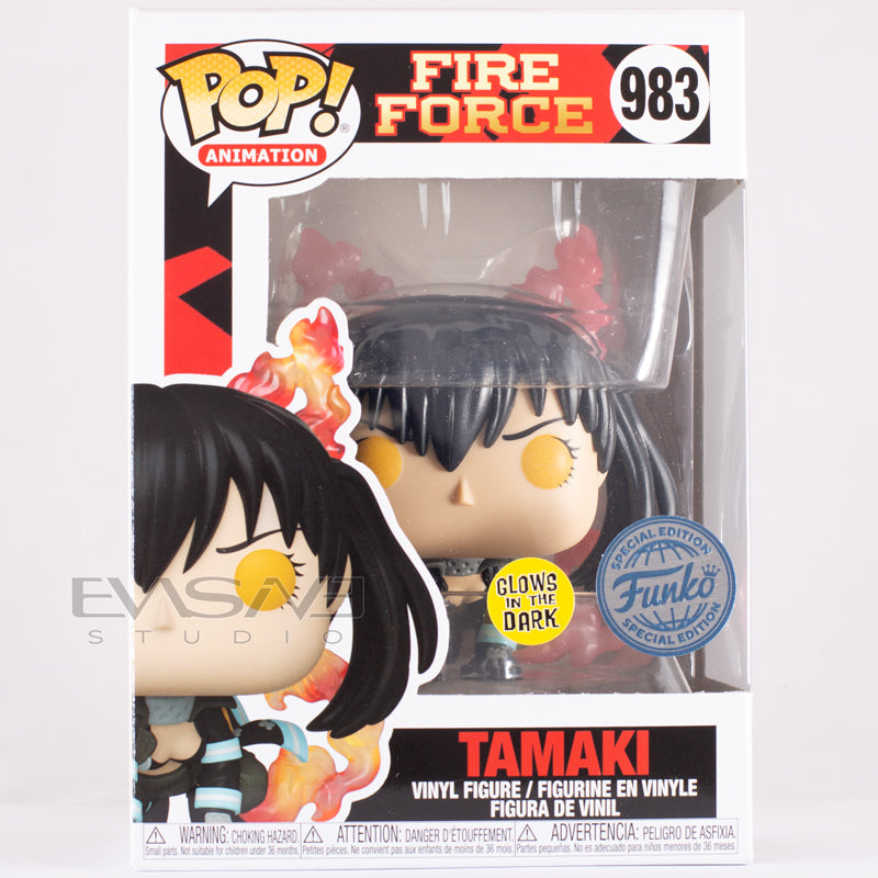 Tamaki Fire Force Funko POP! Special Edition Glows in the Dark