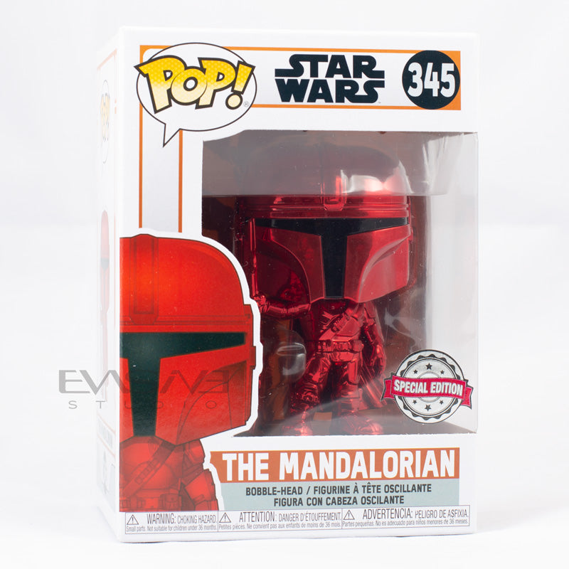 The Mandalorian Red Chrome Funko POP! Special Edition