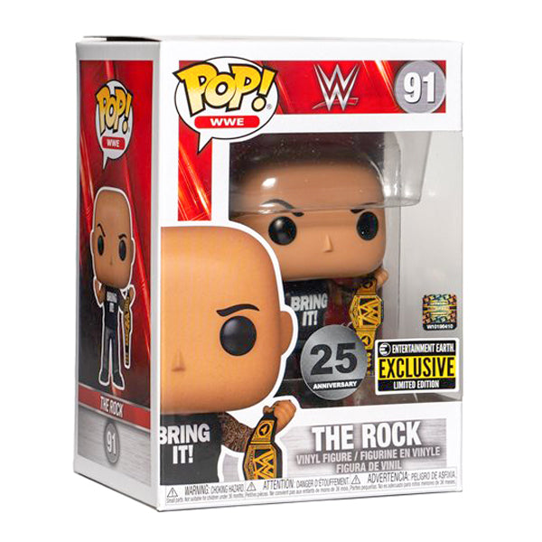 The Rock WWE Funko POP! Entertainment Earth Exclusive