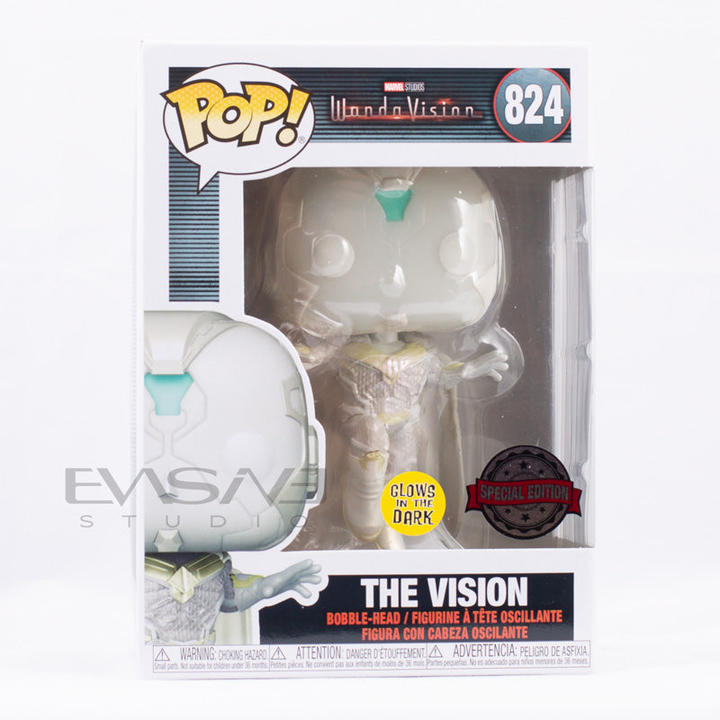 The Vision Wandavision Funko POP! Glows in the Dark Special Edition