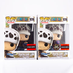 Trafalgar Law One Piece Funko POP! AAA Anime Exclusive Glow Chase Bundle